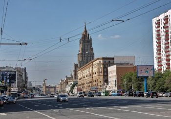 Онлайн веб камера Москвы Смоленский бульвар
