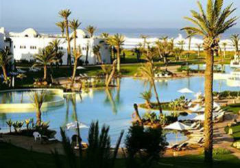Онлайн веб камера бассейн отеля Агадир, Марокко