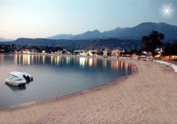 Онлайн веб камера Греция остров Пелопоннес пляж Ступа